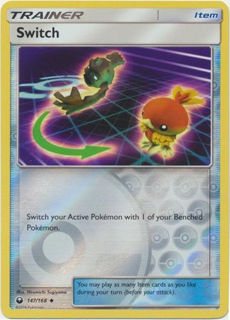 Switch 147 168 Uncommon Reverse Holo Sun Moon Celestial Storm Reverse Holo Singles Switch 147 168 Uncommon Reverse Holo Sun Moon Celestial Storm Reverse Holo Singles