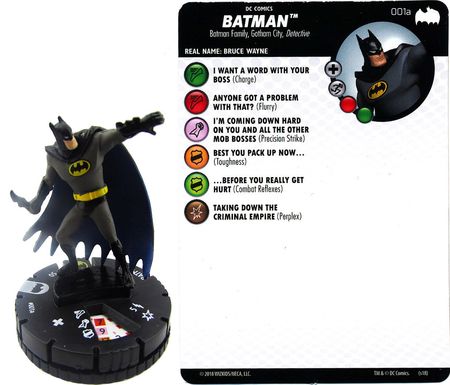 Heroclix Batman the Animated Series set Batman #101 Starter Set figure w/card! 