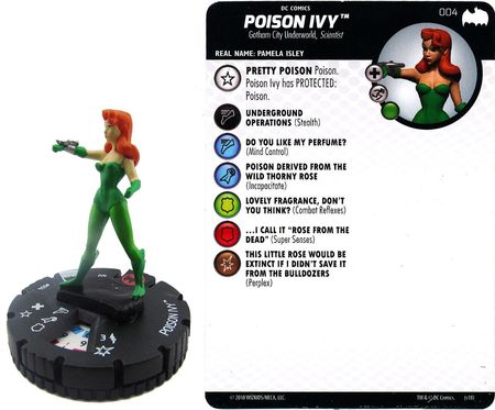 DC HeroClix Batman The Animated Series set Poison Ivy #004 Common 