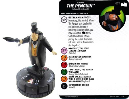 Heroclix Batman the Animated Series # 027 The Penguin 