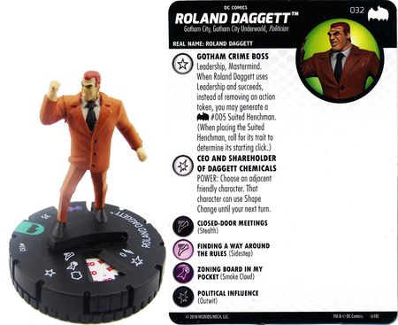 Roland Dagget 032 Batman The Animated Series DC Heroclix DC Batman The Animated Series Singles Roland Dagget 032 Batman The Animated Series DC Heroclix DC Batman The Animated Series Singles