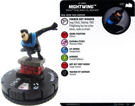 DC Heroclix World's Finest 037a Nightwing Rare 