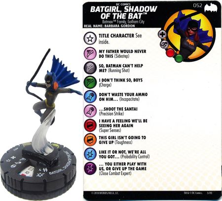 Batgirl, Shadow of the Bat #052 Batman The Animated Series DC Heroclix