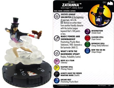 Zatanna 061 Batman The Animated Series DC Heroclix DC Batman The Animated Series Singles Zatanna 061 Batman The Animated Series DC Heroclix DC Batman The Animated Series Singles