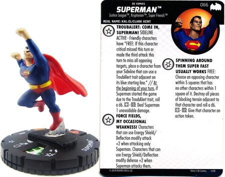 Superman #066 Chase Rare Batman The Animated Series DC Heroclix