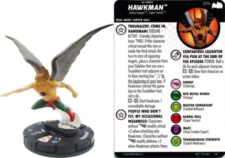 Hawkman 074 Chase Rare Batman The Animated Series DC Heroclix DC Batman The Animated Series Singles Hawkman 074 Chase Rare Batman The Animated Series DC Heroclix DC Batman The Animated Series Singles