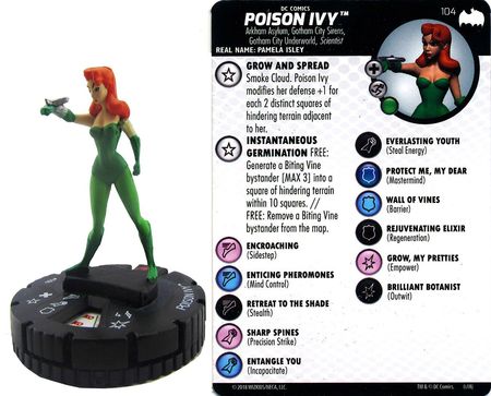 Heroclix Batman the Animated Series # 004 Poison Ivy 
