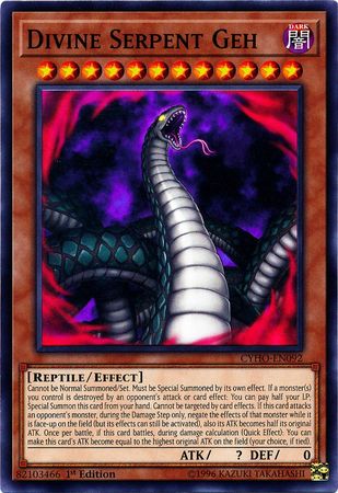 Common 1st Edition NM Cybernetic Horizon 6x Divine Serpent Geh CYHO-EN092 