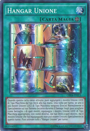Hangar Unione OP04 IT013 Super Rare Italian Yugioh Cards Hangar Unione OP04 IT013 Super Rare Italian Yugioh Cards