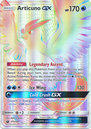 Check the actual price of your Articuno-GX 31/168 Pokemon card