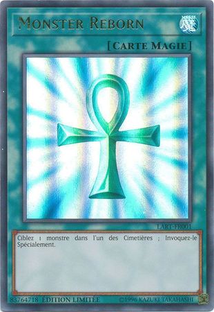 Monster Reborn LART FR001 Ultra Rare Limited Edition French Yugioh Cards Monster Reborn LART FR001 Ultra Rare Limited Edition French Yugioh Cards