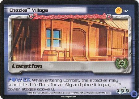 Chazke Village 117 Rare Limited Dragon Ball Z Cell Games Saga Chazke Village 117 Rare Limited Dragon Ball Z Cell Games Saga