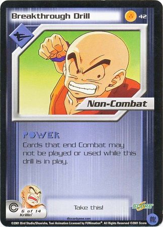 Breakthough Drill 42 Uncommon Limited Dragon Ball Z Trunks Saga Breakthough Drill 42 Uncommon Limited Dragon Ball Z Trunks Saga