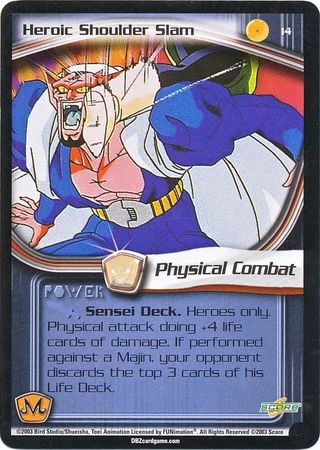 Heroic Shoulder Slam 14 Common Unlimited Dragon Ball Z Babidi Saga Heroic Shoulder Slam 14 Common Unlimited Dragon Ball Z Babidi Saga