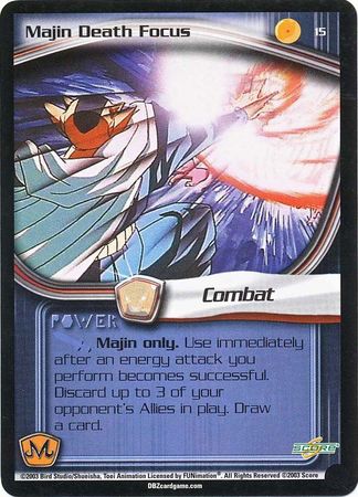 Majin Death Focus 15 Common Unlimited Majin Death Focus 15 Common Unlimited