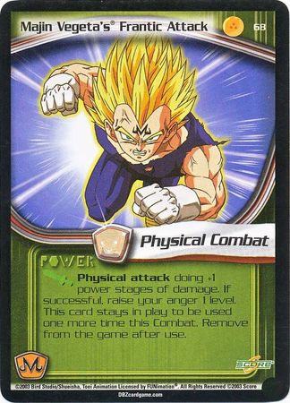 Majin Vegeta s Frantic Attack 68 Uncommon Unlimited Dragon Ball Z Babidi Saga Majin Vegeta s Frantic Attack 68 Uncommon Unlimited Dragon Ball Z Babidi Saga