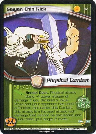 Saiyan Chin Kick 87 Uncommon Unlimited Saiyan Chin Kick 87 Uncommon Unlimited