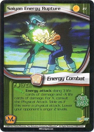 Saiyan Energy Rupture 27 Common Unlimited Saiyan Energy Rupture 27 Common Unlimited