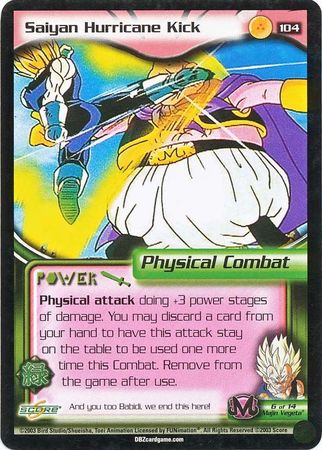 Saiyan Hurricane Kick 104 Uncommon Unlimited 