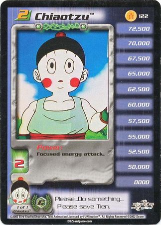 Chiaotzu Level 2 122 Rare Unlimited Dragon Ball Z Cell Games Saga Chiaotzu Level 2 122 Rare Unlimited Dragon Ball Z Cell Games Saga