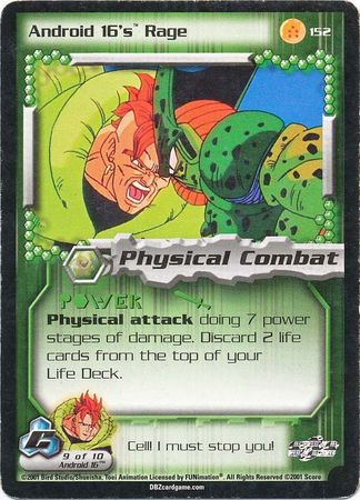 Andriod 16 s Rage 152 Rare Unlimited Andriod 16 s Rage 152 Rare Unlimited