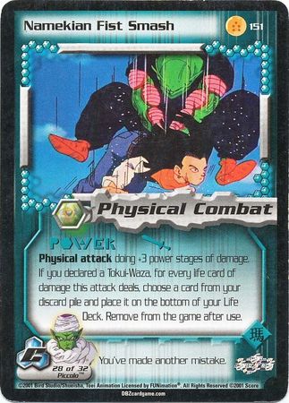Namekian Fist Smash 151 Rare Unlimited Namekian Fist Smash 151 Rare Unlimited