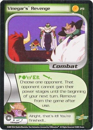Vinegar s Revenge 29 Common Unlimited Dragon Ball Z Trunks Saga Vinegar s Revenge 29 Common Unlimited Dragon Ball Z Trunks Saga
