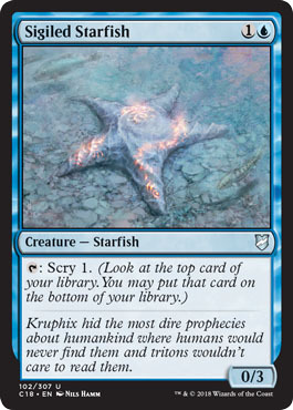 Sigiled Starfish 102 307 Commander 2018 Singles Sigiled Starfish 102 307 Commander 2018 Singles