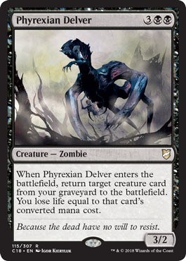 Phyrexian Delver 115 307 Commander 2018 Singles Phyrexian Delver 115 307 Commander 2018 Singles