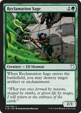 Reclamation Sage 159 307 Commander 2018 Singles Reclamation Sage 159 307 Commander 2018 Singles