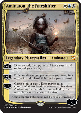 Aminatou the Fateshifter 037 307 Foil Commander 2018 Singles Aminatou the Fateshifter 037 307 Foil Commander 2018 Singles
