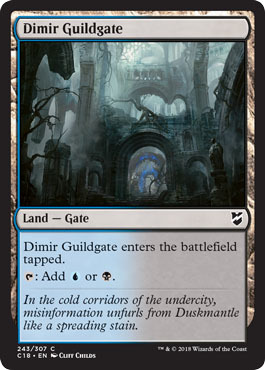Dimir Guildgate 243 307 Commander 2018 Singles Dimir Guildgate 243 307 Commander 2018 Singles