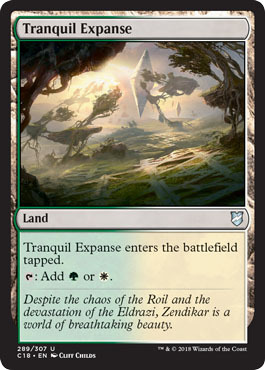 Tranquil Expanse 289 307 Commander 2018 Singles Tranquil Expanse 289 307 Commander 2018 Singles