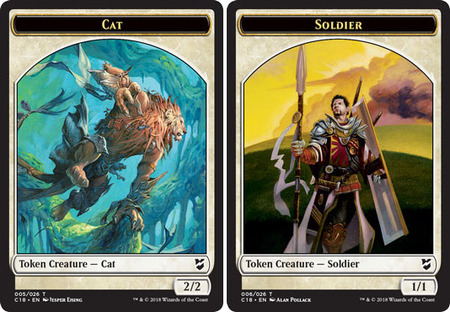 Cat Token 005 Soldier Token 006 C18 Commander 2018 Singles Cat Token 005 Soldier Token 006 C18 Commander 2018 Singles