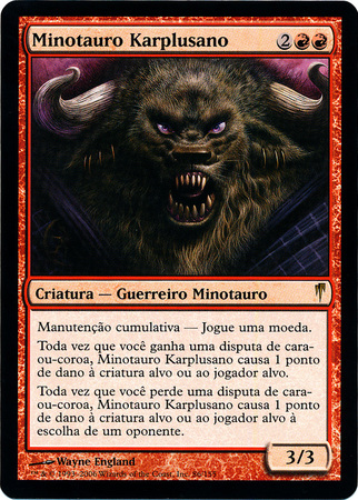 Minotauro Karplusano Karplusan Minotaur Portuguese Coldsnap Coldsnap Portuguese Singles Minotauro Karplusano Karplusan Minotaur Portuguese Coldsnap Coldsnap Portuguese Singles