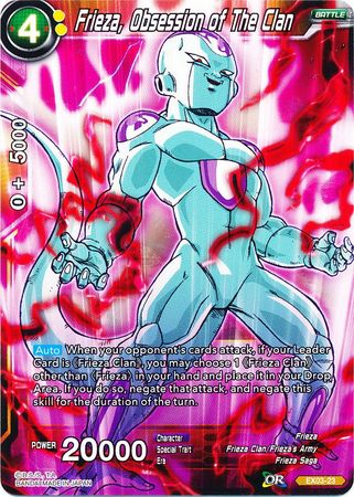 Frieza Obsession of The Clan EX03 23 Expansion Rare Frieza Obsession of The Clan EX03 23 Expansion Rare