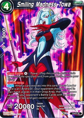 Smiling Madness Towa EX03 28 Expansion Rare DBS Expansion Set 3 Ultimate Box EX03 Smiling Madness Towa EX03 28 Expansion Rare DBS Expansion Set 3 Ultimate Box EX03