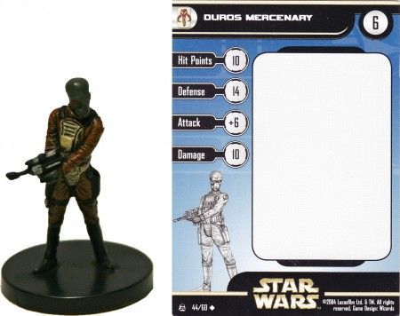 Duros Mercenary 44 Rebel Storm Star Wars Miniatures Uncommon Rebel Storm Singles Duros Mercenary 44 Rebel Storm Star Wars Miniatures Uncommon Rebel Storm Singles
