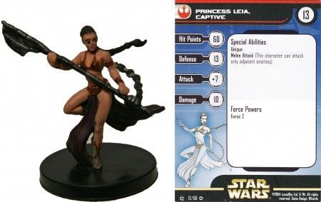 Princess Leia Captive 12 Rebel Storm Star Wars Miniatures Very Rare Rebel Storm Singles Princess Leia Captive 12 Rebel Storm Star Wars Miniatures Very Rare Rebel Storm Singles