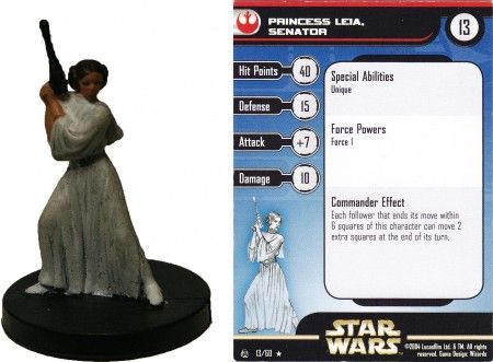 Princess Leia Senator 13 Rebel Storm Star Wars Miniatures Rare Rebel Storm Singles Princess Leia Senator 13 Rebel Storm Star Wars Miniatures Rare Rebel Storm Singles