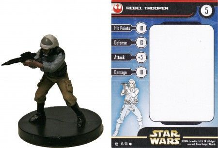 Star Wars Miniatures Stormtrooper Officer #39 Rebel Storm Imperial Assault 