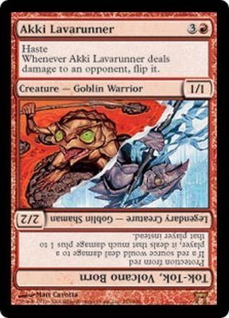 Akki Lavarunner Champions of Kamigawa Singles Akki Lavarunner Champions of Kamigawa Singles