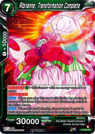 Ribrianne Transformation Complete P 052 Non Foil Promo Ribrianne Transformation Complete P 052 Non Foil Promo