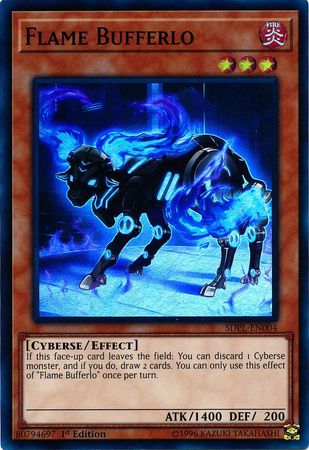 Flame Bufferlo SDPL EN004 Super Rare 1st Edition Structure Deck Powercode Link 1st Edition Singles Flame Bufferlo SDPL EN004 Super Rare 1st Edition Structure Deck Powercode Link 1st Edition Singles