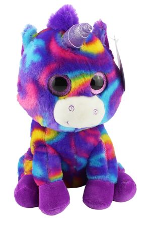 Tie Dye Purple Looky Boo s 10 Bright Color Big Eyes Unicorn KellyToy 18 027C Tie Dye Purple Looky Boo s 10 Bright Color Big Eyes Unicorn KellyToy 18 027C