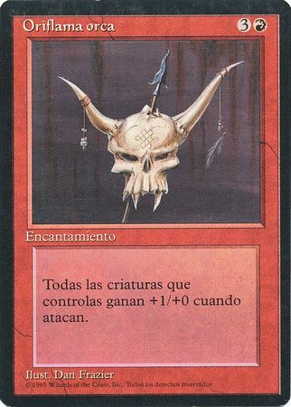 Oriflama orca Orcish Oriflamme Oriflama orca Orcish Oriflamme