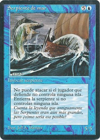 Serpiente de mar Sea Serpent Serpiente de mar Sea Serpent