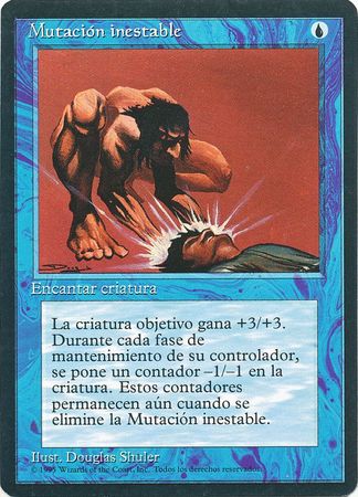 Mutacion inestable Unstable Mutation 4th Edition Black Border Spanish Singles Mutacion inestable Unstable Mutation 4th Edition Black Border Spanish Singles