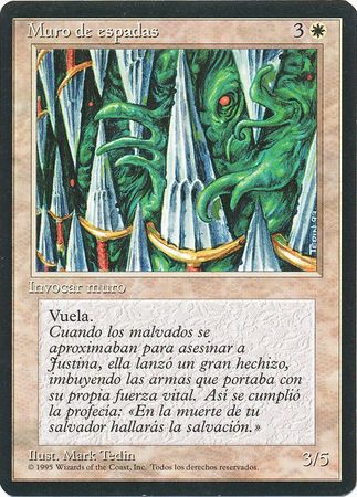 Muro de espadas Wall of Swords 4th Edition Black Border Spanish Singles Muro de espadas Wall of Swords 4th Edition Black Border Spanish Singles