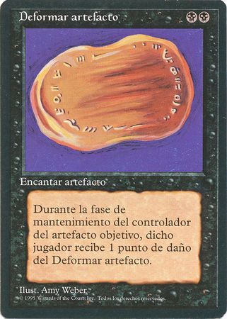 Deformar artefacto Warp Artifact 4th Edition Black Border Spanish Singles Deformar artefacto Warp Artifact 4th Edition Black Border Spanish Singles